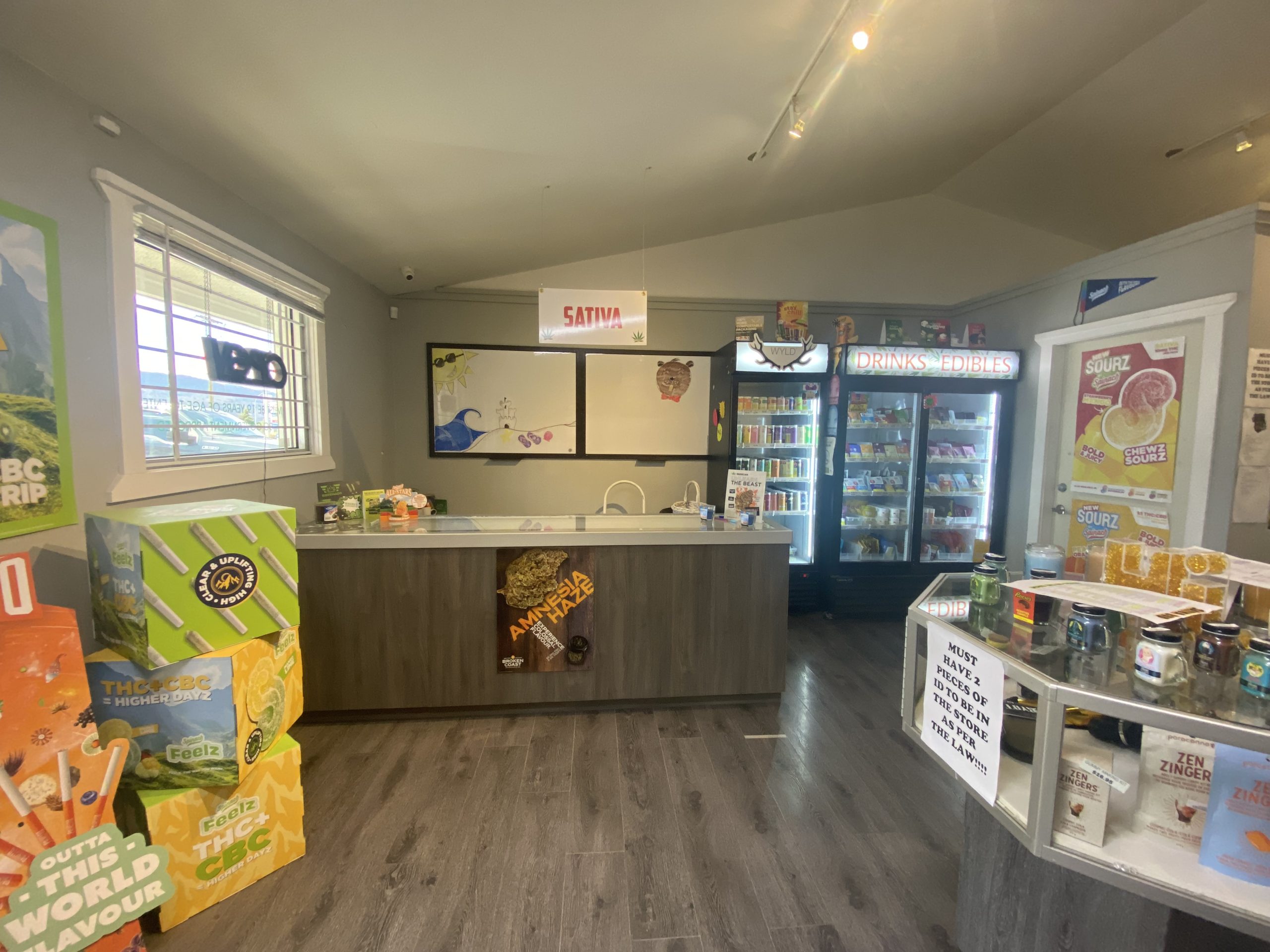 Yellowhead Cannabis Kamloops | interior of store